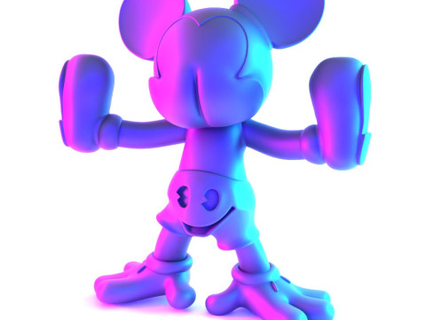 3D Printing Void Mickey Mouse toy 3D Modell