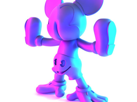 3D Printing Void Mickey Mouse toy 3D Modell