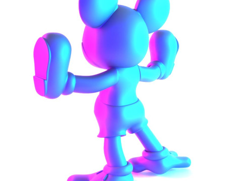 3D Printing Void Mickey Mouse toy 3D Modell