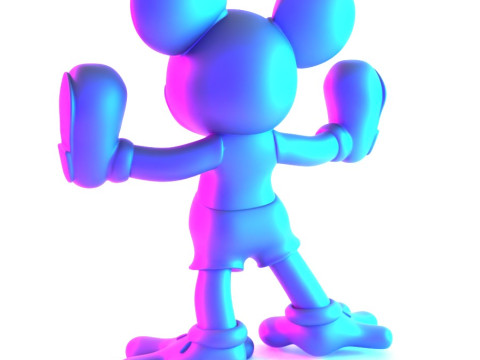 3D Printing Void Mickey Mouse toy 3D Modell