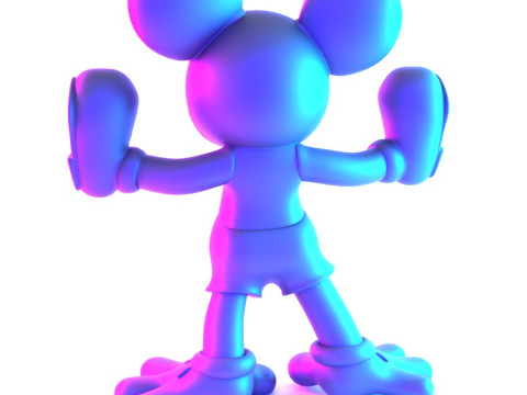 3D Printing Void Mickey Mouse toy 3D Modell