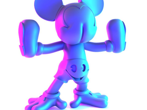 3D Printing Void Mickey Mouse toy 3D Modell