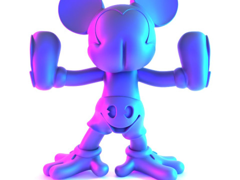 3D Printing Void Mickey Mouse toy 3D Modell