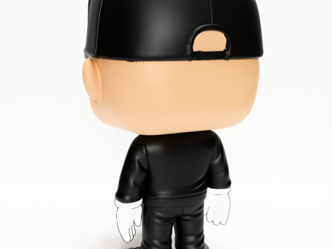 3D Printing Brian Donelli Kaws Creator Funko Pop Style toy 3Dモデル