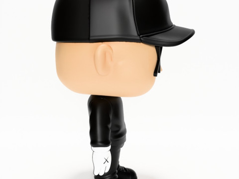 3D Printing Brian Donelli Kaws Creator Funko Pop Style toy 3Dモデル