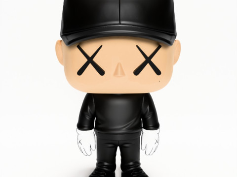3D Printing Brian Donelli Kaws Creator Funko Pop Style toy 3Dモデル