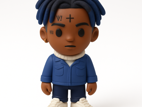 3D Printing XXXTENTACION Baby Milo style toy 3D Модель