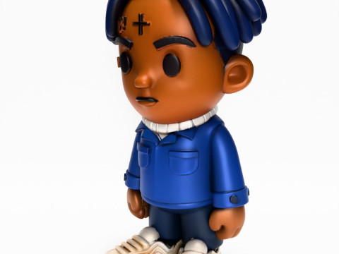 3D Printing XXXTENTACION Baby Milo style toy 3D Model