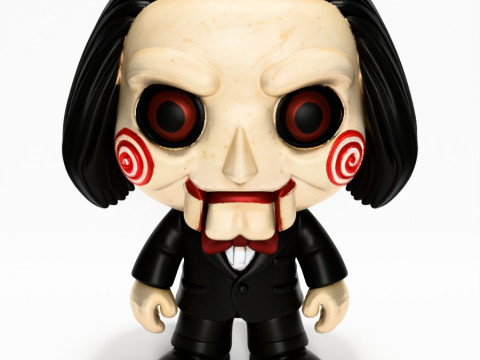 3D Printing Billie from Saw Funko Pop Style toy 3D 模型