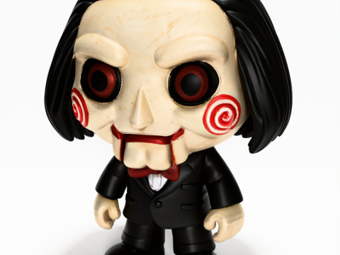 3D Printing Billie from Saw Funko Pop Style toy 3D 模型