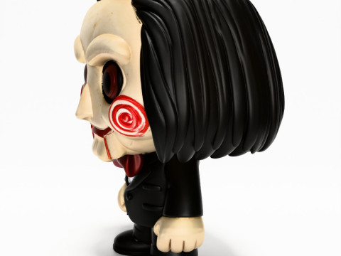 3D Printing Billie from Saw Funko Pop Style toy 3D 模型
