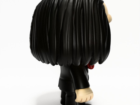 3D Printing Billie from Saw Funko Pop Style toy 3D 模型