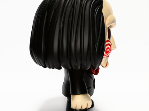 3D Printing Billie from Saw Funko Pop Style toy 3D 模型