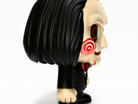 3D Printing Billie from Saw Funko Pop Style toy 3D 模型