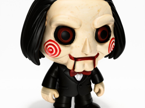 3D Printing Billie from Saw Funko Pop Style toy 3D 模型