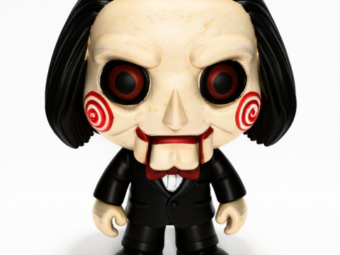3D Printing Billie from Saw Funko Pop Style toy 3D 模型