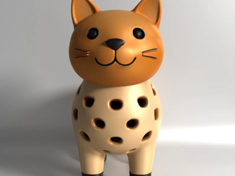 3D Printing Cat Sprouter Seed Chia Radish microgreens Lentil sprouts Germinator 3D Model