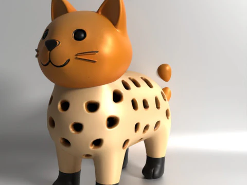 3D Printing Cat Sprouter Seed Chia Radish microgreens Lentil sprouts Germinator 3D Model