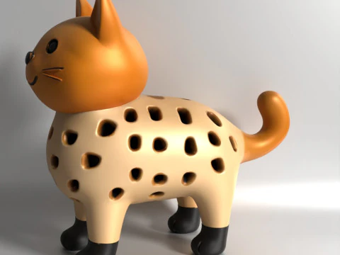 3D Printing Cat Sprouter Seed Chia Radish microgreens Lentil sprouts Germinator 3D Model