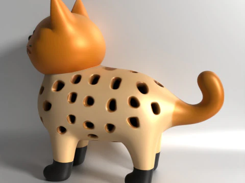 3D Printing Cat Sprouter Seed Chia Radish microgreens Lentil sprouts Germinator 3D Model