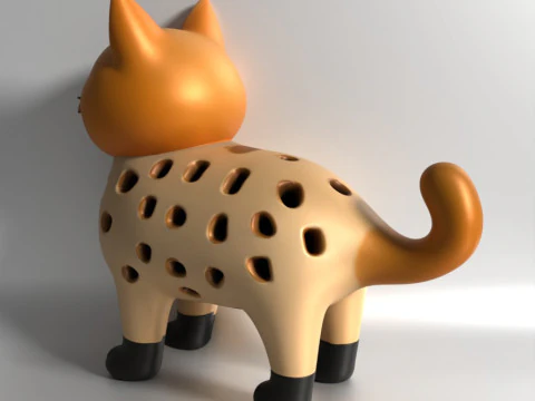 3D Printing Cat Sprouter Seed Chia Radish microgreens Lentil sprouts Germinator 3D Model