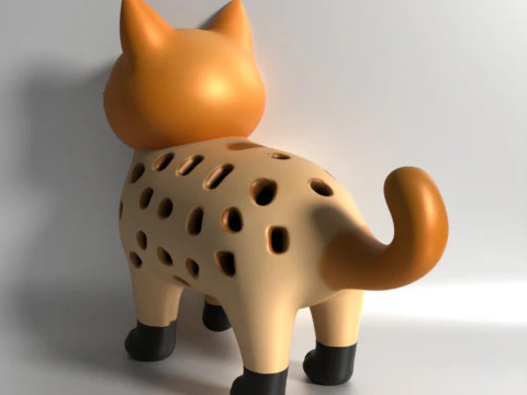 3D Printing Cat Sprouter Seed Chia Radish microgreens Lentil sprouts Germinator 3D Model