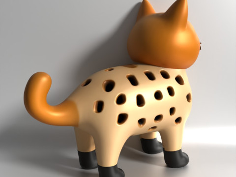 3D Printing Cat Sprouter Seed Chia Radish microgreens Lentil sprouts Germinator Model 3D