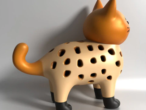 3D Printing Cat Sprouter Seed Chia Radish microgreens Lentil sprouts Germinator 3D Model