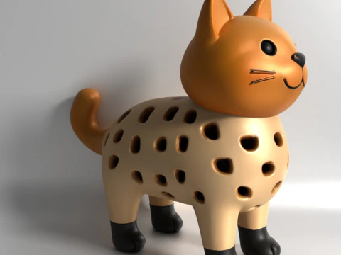 3D Printing Cat Sprouter Seed Chia Radish microgreens Lentil sprouts Germinator 3D Model