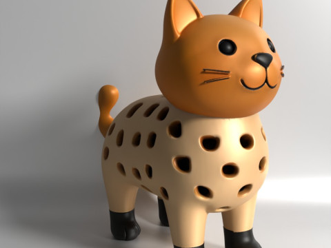 3D Printing Cat Sprouter Seed Chia Radish microgreens Lentil sprouts Germinator Model 3D