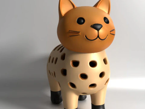 3D Printing Cat Sprouter Seed Chia Radish microgreens Lentil sprouts Germinator 3D Model