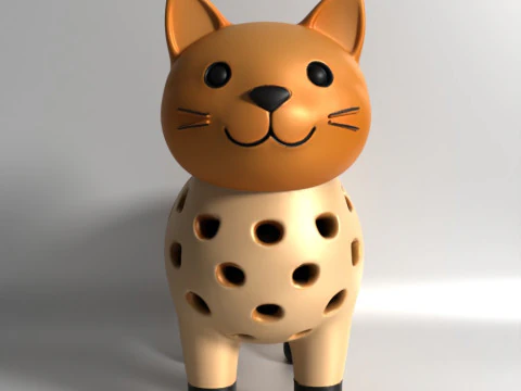 3D Printing Cat Sprouter Seed Chia Radish microgreens Lentil sprouts Germinator 3D Model
