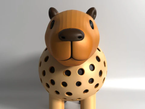 3D Printing Capybara Sprouter Seed Chia Radish microgreens Lentil sprouts Germinator 3D Model