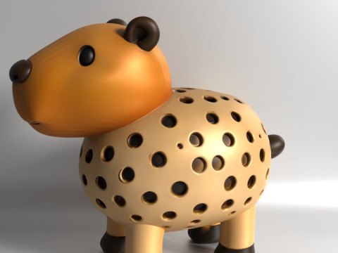 3D Printing Capybara Sprouter Seed Chia Radish microgreens Lentil sprouts Germinator 3D मॉडल