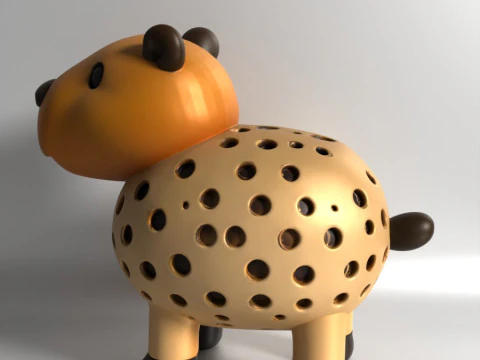 3D Printing Capybara Sprouter Seed Chia Radish microgreens Lentil sprouts Germinator 3D Model