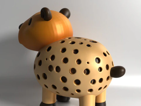 3D Printing Capybara Sprouter Seed Chia Radish microgreens Lentil sprouts Germinator 3D Model