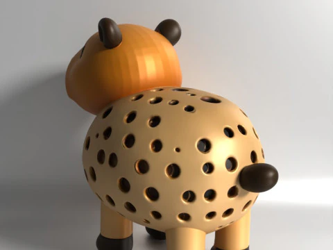 3D Printing Capybara Sprouter Seed Chia Radish microgreens Lentil sprouts Germinator 3D Model