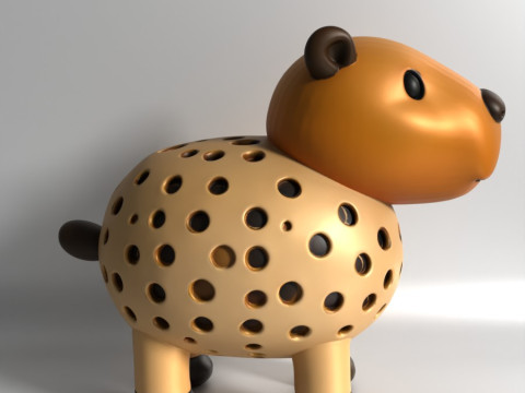 3D Printing Capybara Sprouter Seed Chia Radish microgreens Lentil sprouts Germinator 3D मॉडल