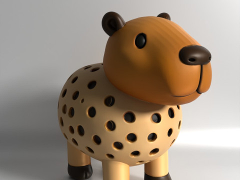 3D Printing Capybara Sprouter Seed Chia Radish microgreens Lentil sprouts Germinator 3D मॉडल