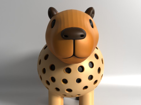 3D Printing Capybara Sprouter Seed Chia Radish microgreens Lentil sprouts Germinator 3D मॉडल