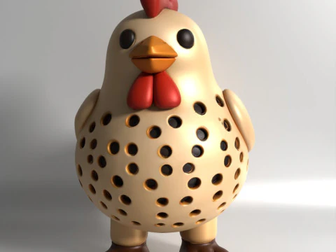 3D Printing Chicken Sprouter Seed Chia Radish microgreens Lentil sprouts Germinator 3D Model
