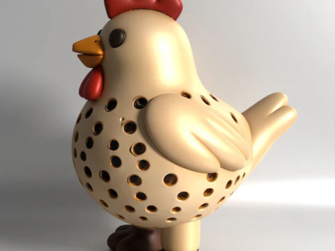 3D Printing Chicken Sprouter Seed Chia Radish microgreens Lentil sprouts Germinator 3D Model