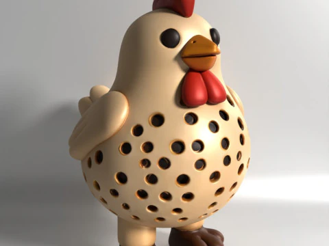 3D Printing Chicken Sprouter Seed Chia Radish microgreens Lentil sprouts Germinator 3D Model