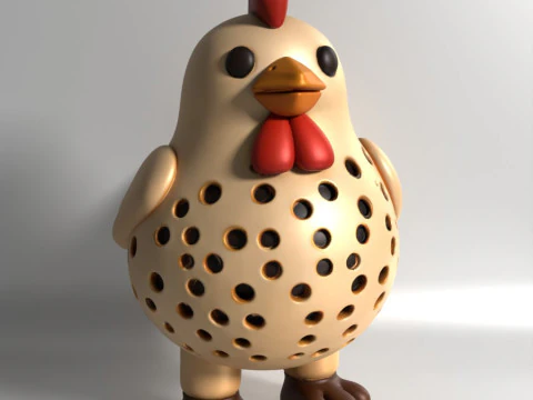 3D Printing Chicken Sprouter Seed Chia Radish microgreens Lentil sprouts Germinator 3D Model