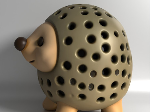 3D Printing HEDGEHOG Sprouter Seed Chia Radish microgreens Lentil sprouts Germinator 3D Model