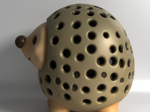 3D Printing HEDGEHOG Sprouter Seed Chia Radish microgreens Lentil sprouts Germinator 3D Model