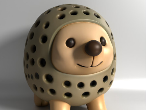 3D Printing HEDGEHOG Sprouter Seed Chia Radish microgreens Lentil sprouts Germinator 3D Model