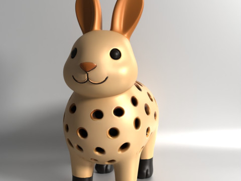 3D Printing Rabbit Sprouter Seed Chia Radish microgreens Lentil sprouts Germinator Model 3D