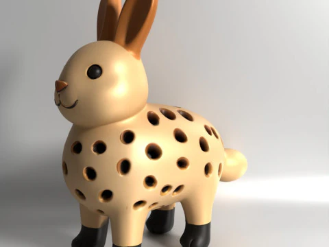 3D Printing Rabbit Sprouter Seed Chia Radish microgreens Lentil sprouts Germinator 3D Model