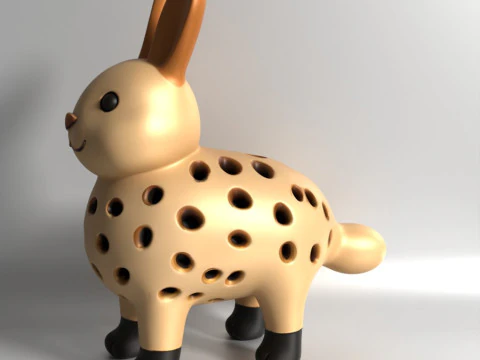 3D Printing Rabbit Sprouter Seed Chia Radish microgreens Lentil sprouts Germinator 3D Model